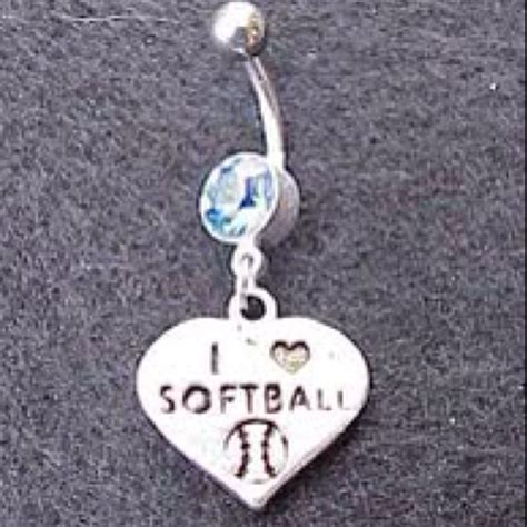 Softball Belly Button Rings Shop Bellvalefarms