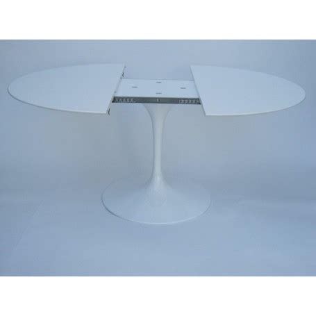 Cm Table Tulip Extensible Lamin Liquide Ronde