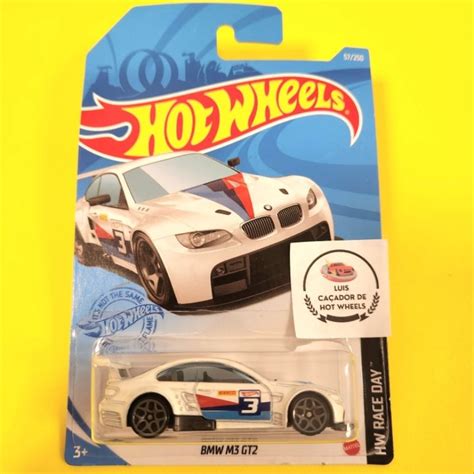 BMW M3 GT2 Branco E Vermelho Hot Wheels Lacrado Shopee Brasil