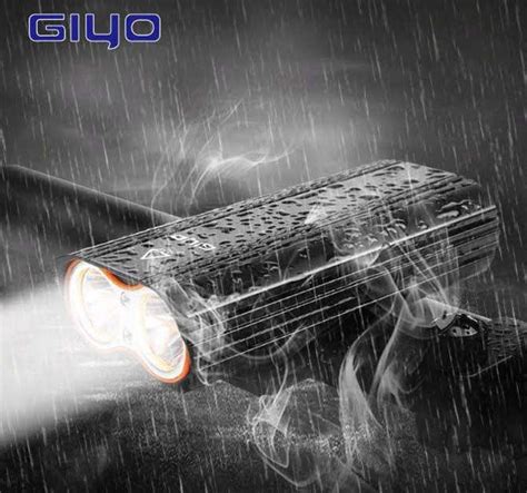 Đèn pha xe đạp siêu sáng Giyo X2 (Chính hãng)