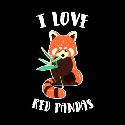 I Love Red Pandas Shirt Pandas Tapestry Teepublic