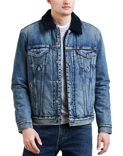 Levis Type 3 Mod Sherpa Denim Trucker Jacket Indigo Lamb