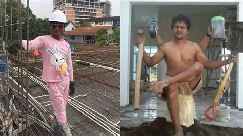 6 Pose Foto Kuli Bangunan Ini Narsis Abis Percaya Diri Maksimal Hot Liputan6