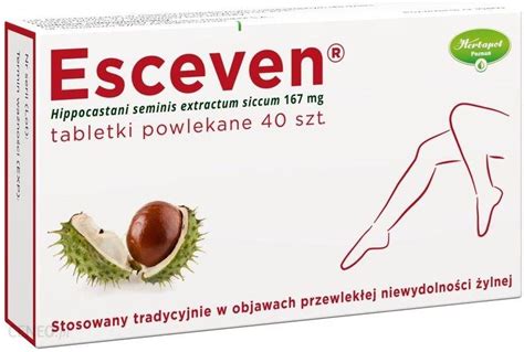 Esceven 40 tabletek - Opinie i ceny na Ceneo.pl