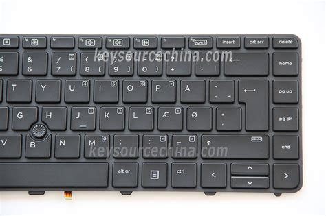 Backlit HP ProBook 640 G2 645 G2 Danish Keyboard DK Dansk Tastatur HP