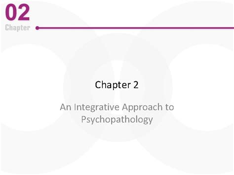 Chapter An Integrative Approach To Psychopathology Onedimensional