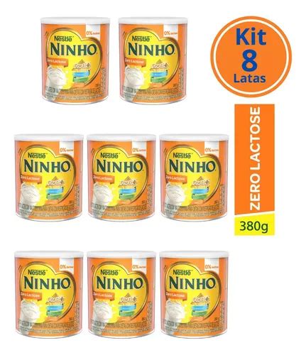 Composto Lácteo Nestlé Ninho Forti Zero Lactose Kit 8 Un