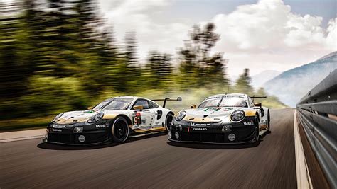 Le Mans Porsche 911 RSR Cars Get Draped in Gold to Honor 2018 Victory ...