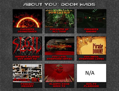 About You: List 9 important Doom WADs. - Doom General - Doomworld