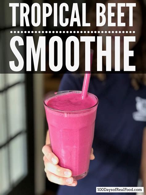 Hot Pink Smoothie! ⋆ 100 Days of Real Food