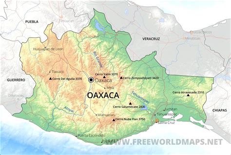 Oaxaca Map