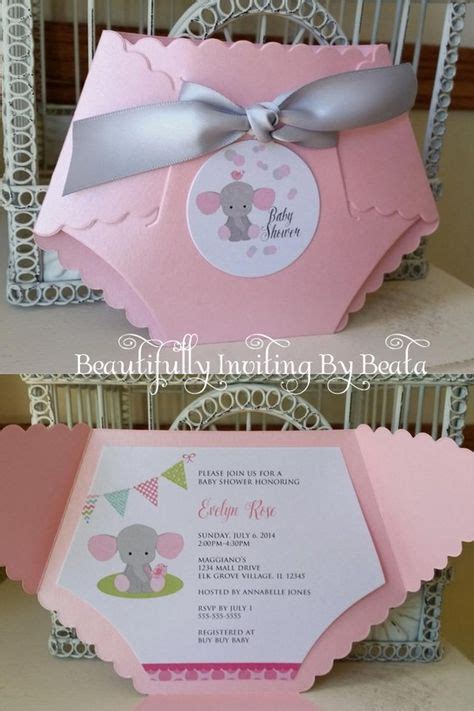 7 Best Cricut baby shower invitations ideas | baby shower invitations ...