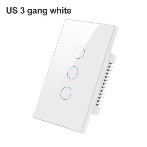 Gang Blanc Wifi Interrupteur Tactile Mural Intelligent Tuya Wi Fi