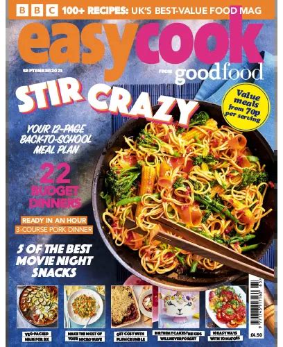 Bbc Easy Cook Uk September 2023