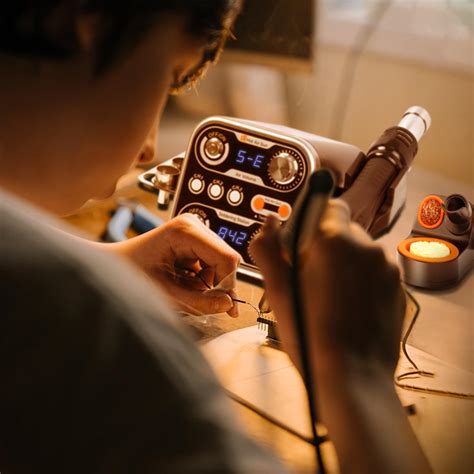 Snapklik M T In Hot Air Rework Station Kit Pcs W Soldering Iron