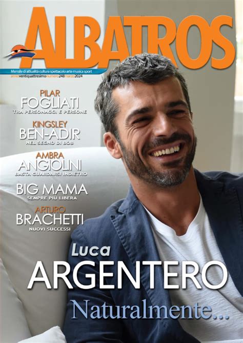 Amazon ALBATROS MAGAZINE Marzo 2024 Luca Argentero Italian