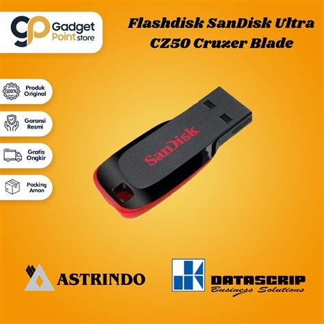 Jual Flashdisk SanDisk 64GB USB 2 0 Cruzer Blade CZ50 Garansi Resmi 5