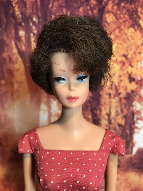 Vintage Brunette Bubble Cut Barbie