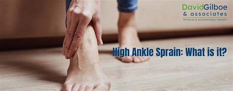 High Ankle Sprain: What is it?