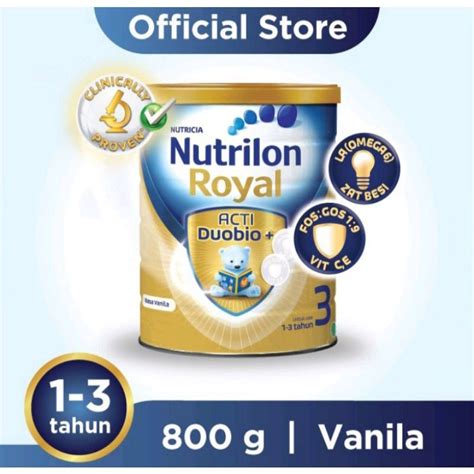 Jual Nutrilon Royal 3 Vanila Madu 800gr 800 Gram Exp 2024 Shopee