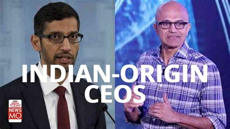 Indian Origin Ceos Of Global Tech Companies