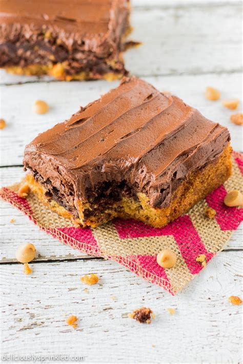 Peanut Butter Cookie Brownies Recipe Chefthisup