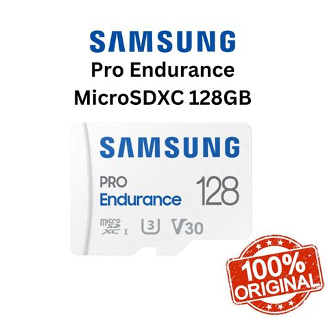 Jual SAMSUNG - PRO ENDURANCE 128GB MICROSDXC SD MEMORY CARD (GARANSI 5 ...