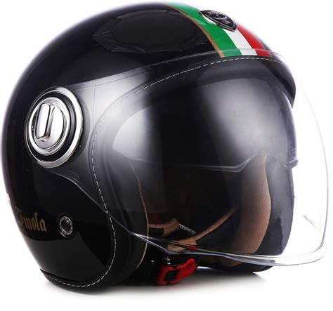 Soxon Sp Imola Black Jet Helm Motorrad Helm Roller Helm