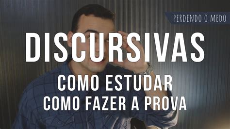 Como Fazer PROVAS DISCURSIVAS Para Concursos COMO ESTUDAR YouTube