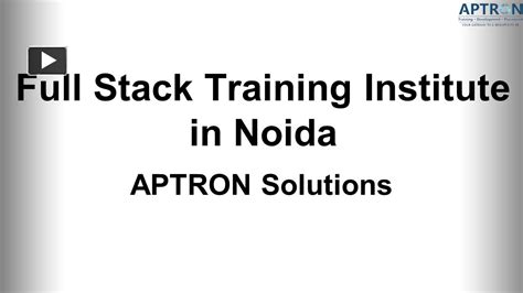 PPT Full Stack Training Institute In Noida 1 PowerPoint