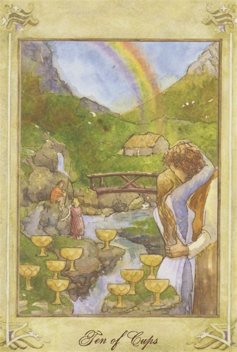 Llewellyn Tarot By Anna Marie Ferguson 10 Of Cups Llewellyn Tarot