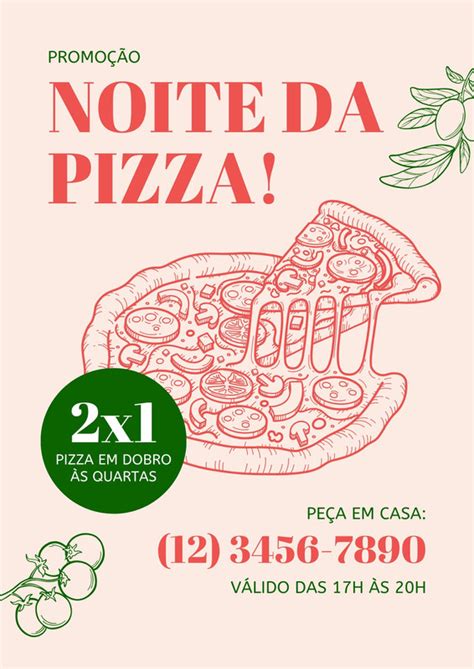 P Gina Cartaz De Pizza Apresente Sua Pizzaria Canva