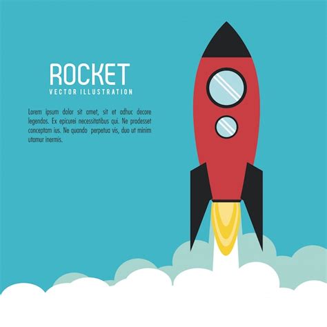 Premium Vector | Rocket design