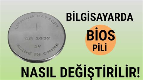 Bios pili nedir Bios pili Ne işe yarar Nasıl Değiştirilir YouTube