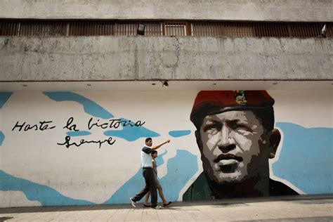 Manifestación Para Conmemorar A Hugo Chávez En Venezuela