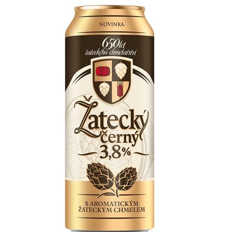 Piwo Zatecky Cerny 0 5L Puszka Alkohole Piwo Delikatesy U Chłopców