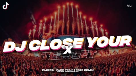 Dj Close Your Eyes X Telolet Slowed Reverb 🎧🤙 Youtube