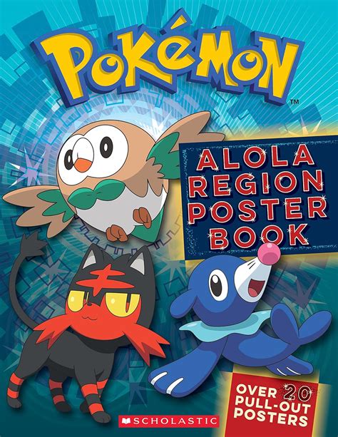 Pokemon Alola Region Poster Book 1 Scholastic Amazon Co Uk Books