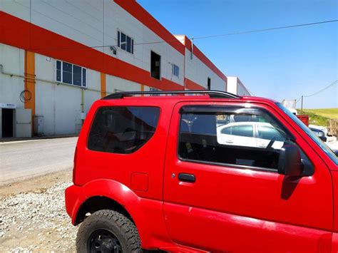 Suzuki Jimny 1998-2008 Рейлинги Skyport (черные) TMR Рейлинги Cузуки ...