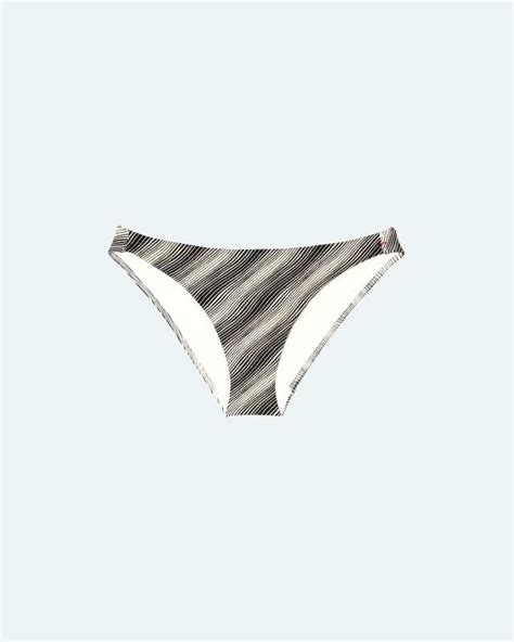 Everlane The Bikini Bottom Black White Stripes Women S Fashion Swimwear Bikinis Swimsuits