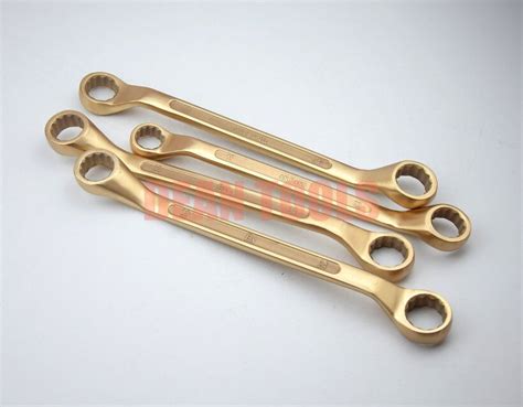 BERYLLIUM COPPER Non Sparking Double Box Offset End Wrench , Passed ...