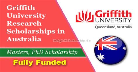 Griffith University Research Scholarships 2023 24 In Australia Funded