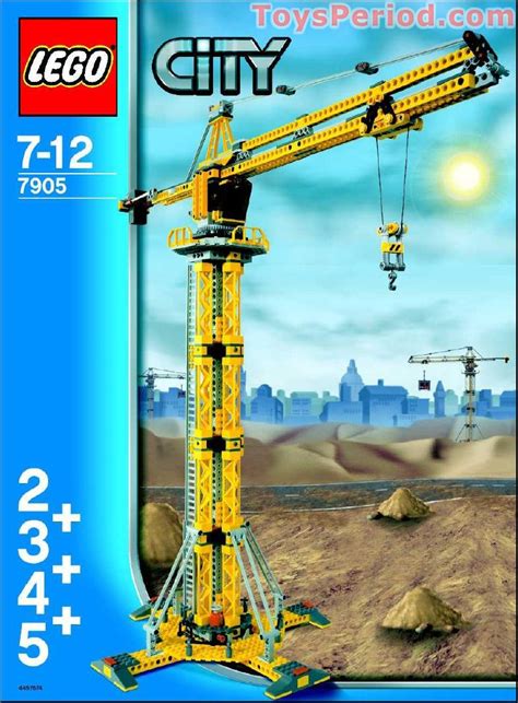 LEGO 7905 Building Crane Instructions and Parts List