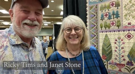 Ricky Tims Talks To Janet Stone At AQS QuiltWeek Paducah 2023 The