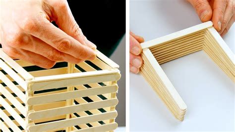 Awesome Diy Popsicle Stick Crafts Youtube