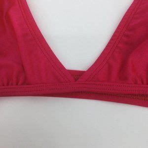 Ris K Swim Risk Swimwear Red Bikini Swimsuit Top Size S Poshmark