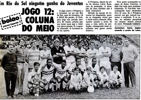 P Ster De Juventus Atl Tico Clube Rio Do Sul Sc Hist Ria Do