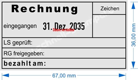 Stempel Rechnung und Lieferschein geprüft Zahlung freigegeben