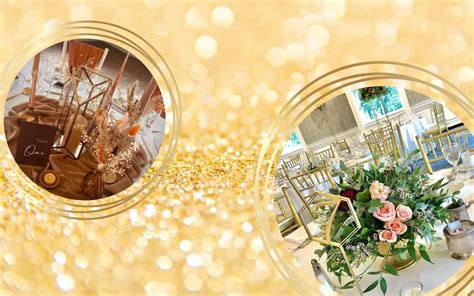 7 Gold Wedding Theme Ideas to Make Sparkling Golden Memories - Prairie Hive