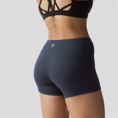 Navy Blue Workout Shorts Fitness Shorts With Pockets Born Primitive